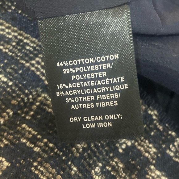 Lafayette 148 Blue Tweed Work Career 2 Piece Skirt Set Size 2 and 6  READ. - Picture 11 of 13